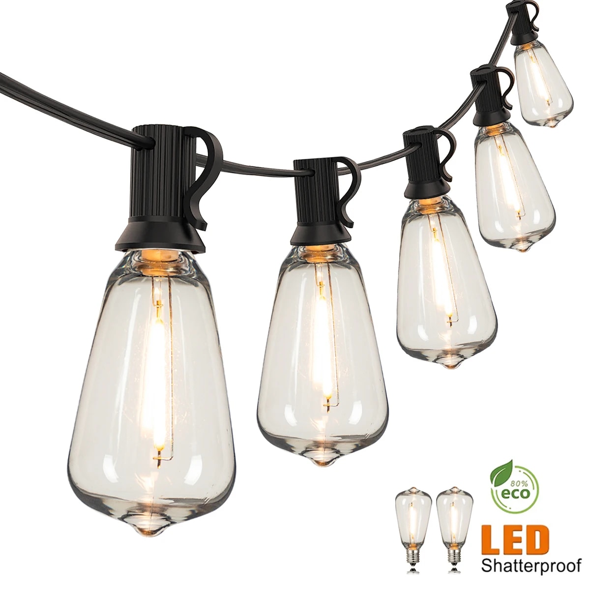 Smart Garden Furniture - Guirlanda ao ar livre String Lights,