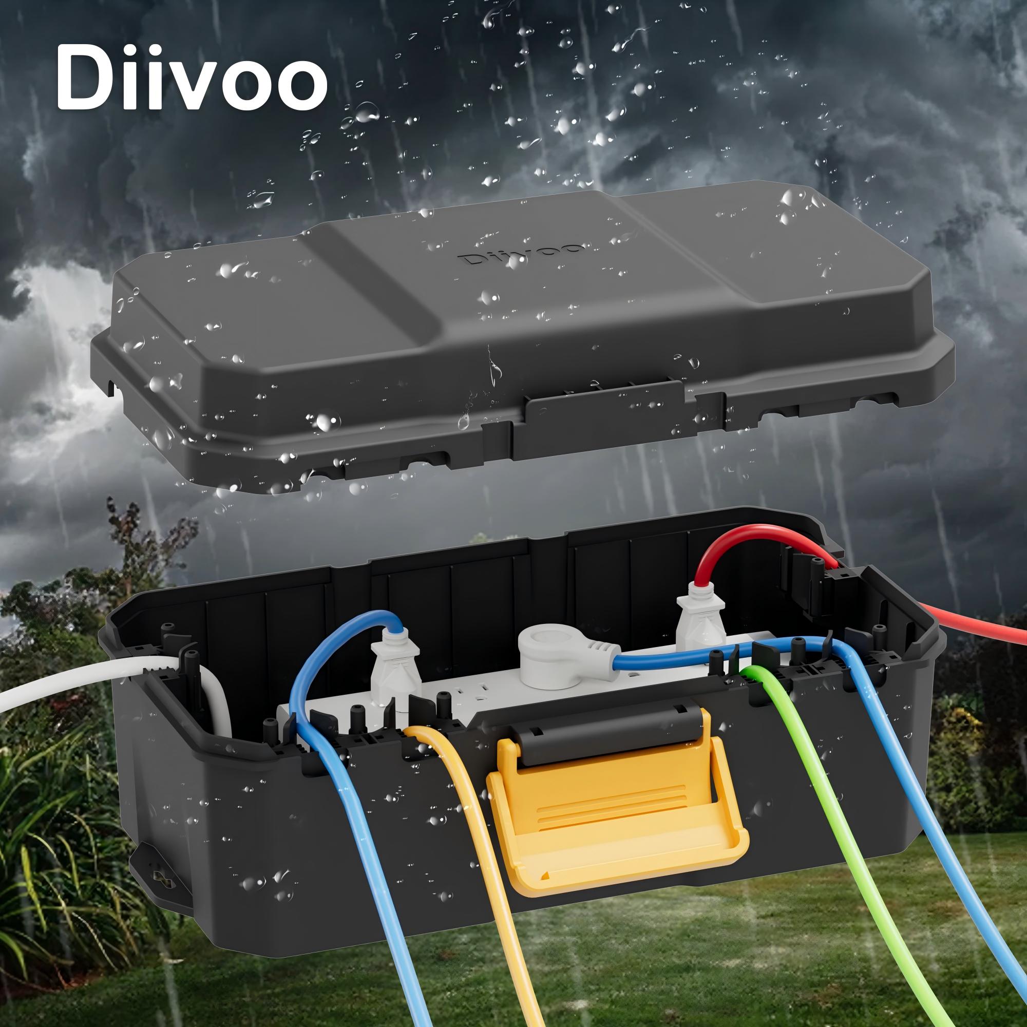 Smart Garden Furniture - Diivoo caixa elétrica à prova d'água,