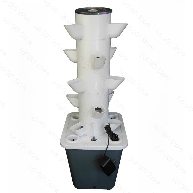 Vertical Planter Tower - Sistema de Cultivo Vertical Hidropônico de