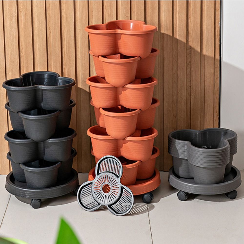 Nova torre vertical empilhável - Vertical Planter Tower avaliação e preço
