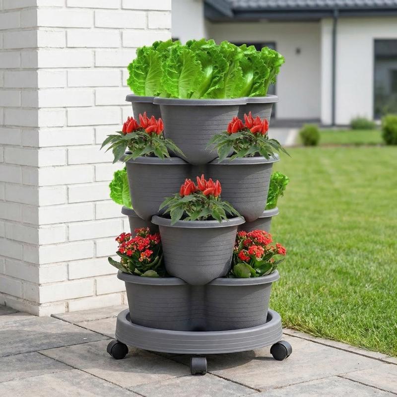 Vaso Vertical Empilhável de Mú - Vertical Planter Tower avaliação e preço