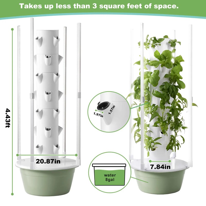 Sistema de Cultivo Hidropônico - Vertical Planter Tower avaliação e preço