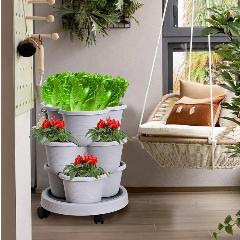 Vaso de Flores Vertical Empilh - Vertical Planter Tower avaliação e preço