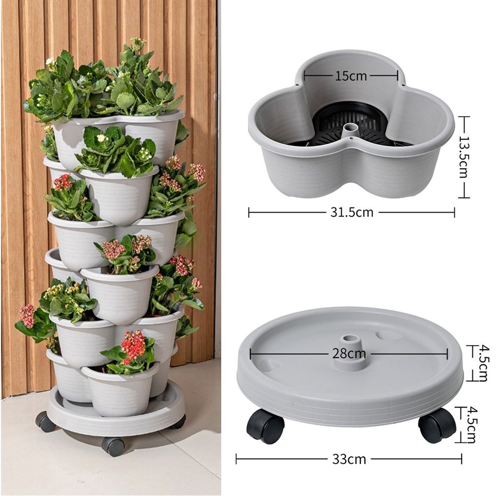 Vaso de Flores Vertical Empilh - Vertical Planter Tower avaliação e preço